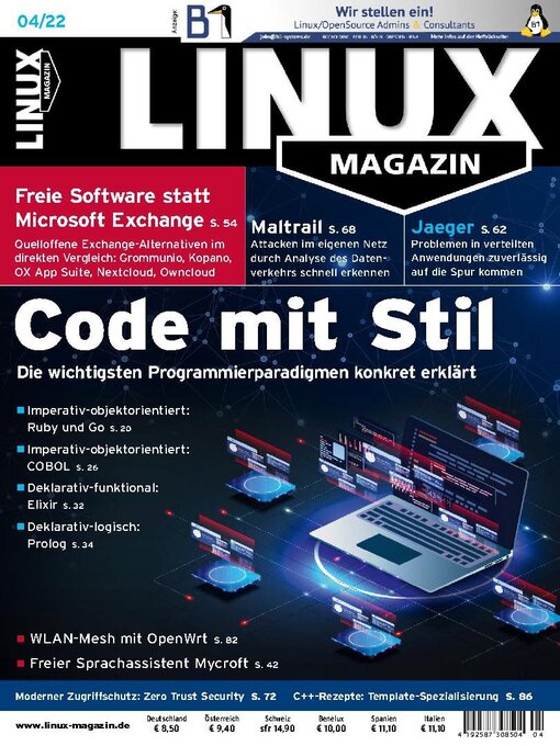 Title details for Linux Magazin germany by Computec Media GmbH - Available